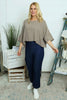 Maya Linen Top Mocha