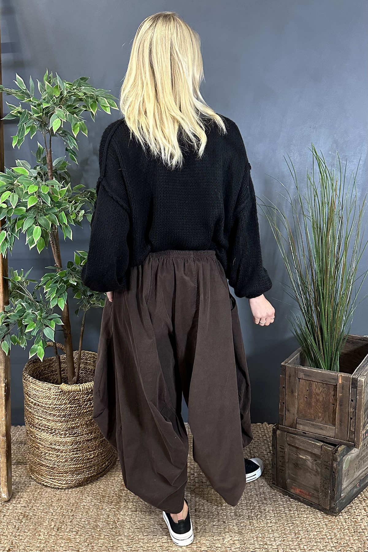 Babette Needlecord Trousers Cocoa