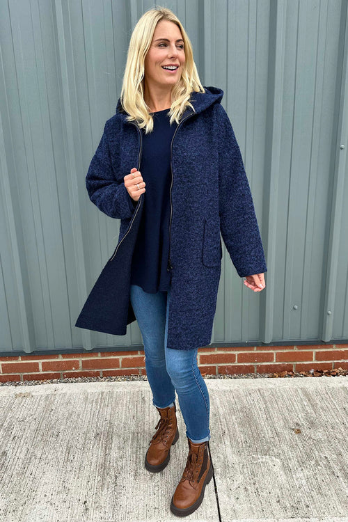 Clara Coat Navy - Image 3