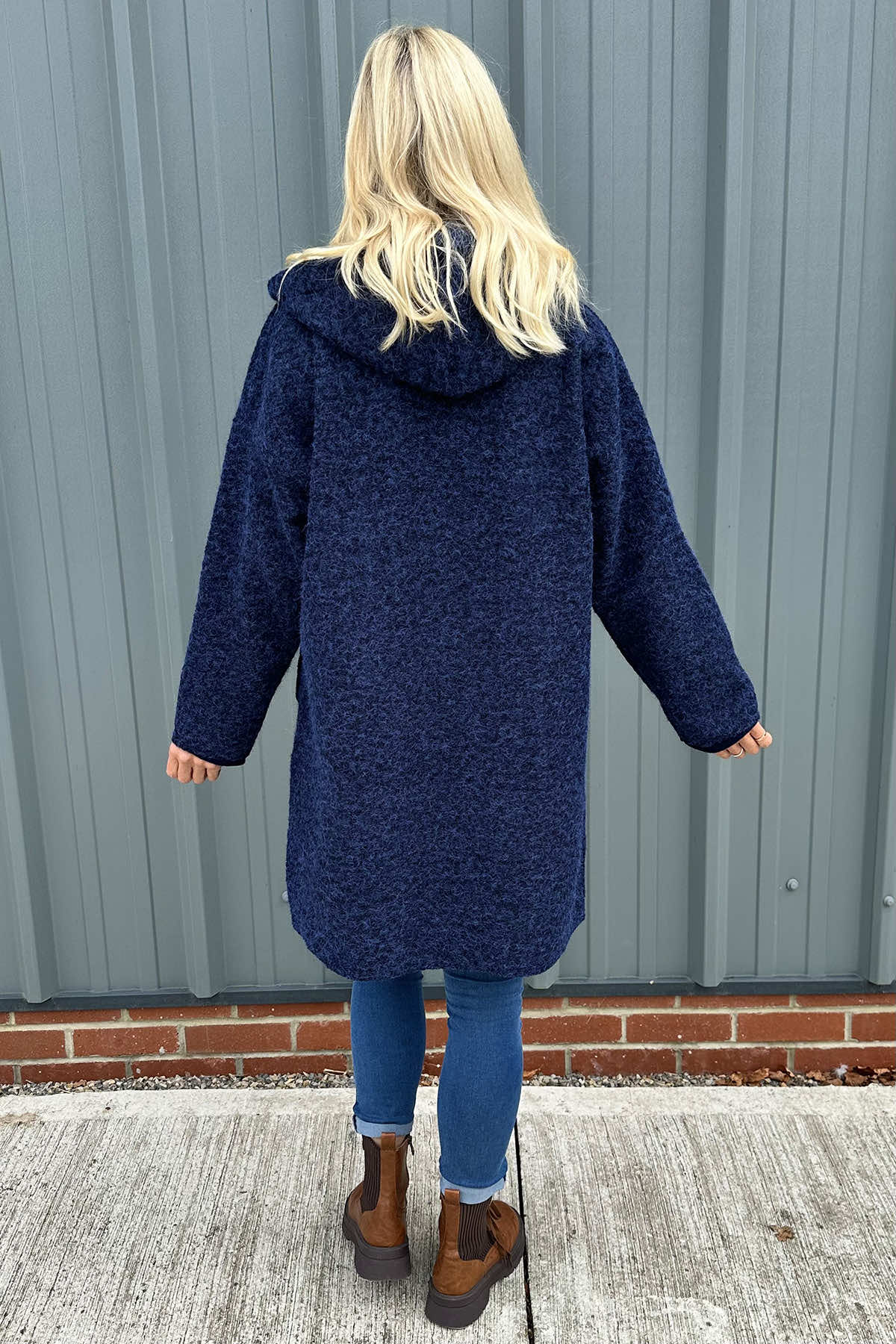 Clara Coat Navy