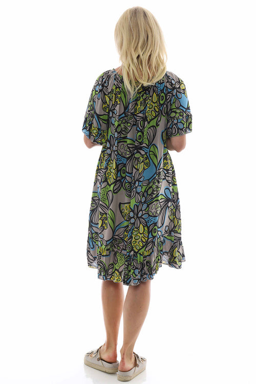 Chesca Print Tunic Mocha - Image 8