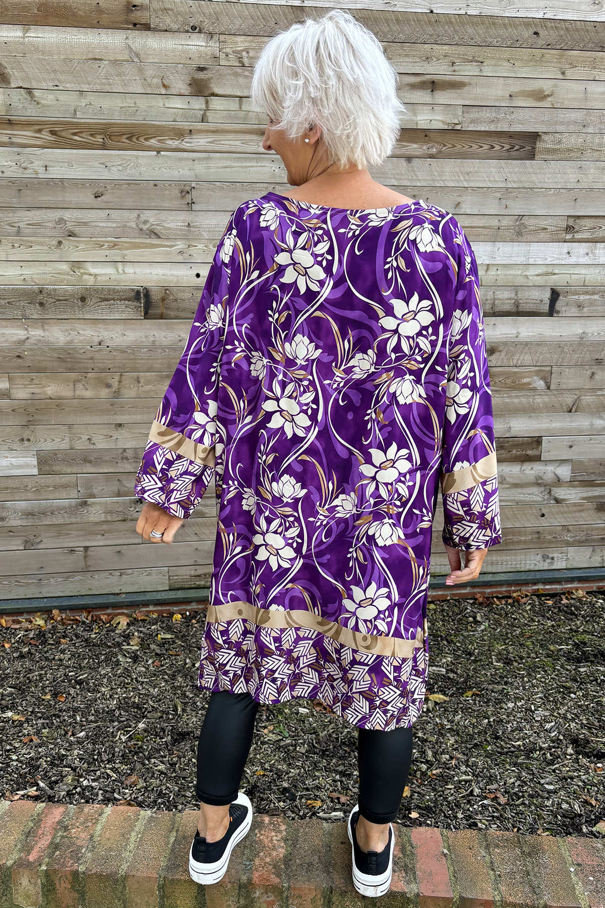 Maisy Floral Tunic Purple