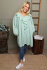 Sophronia Gingham Cotton Tunic Green