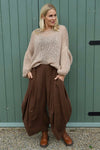 Babette Needlecord Trousers Nutmeg