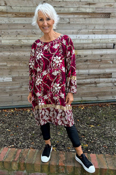 Maisy Floral Tunic Berry