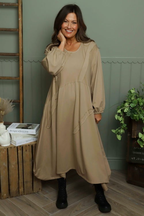 Netta Cotton Dress Stone - Image 1
