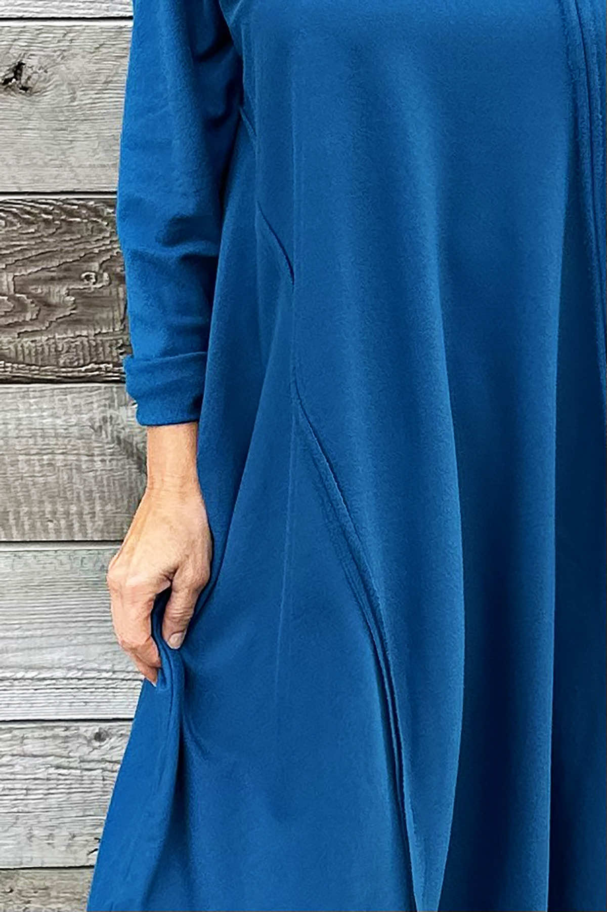 Alina Cotton Dress Blue