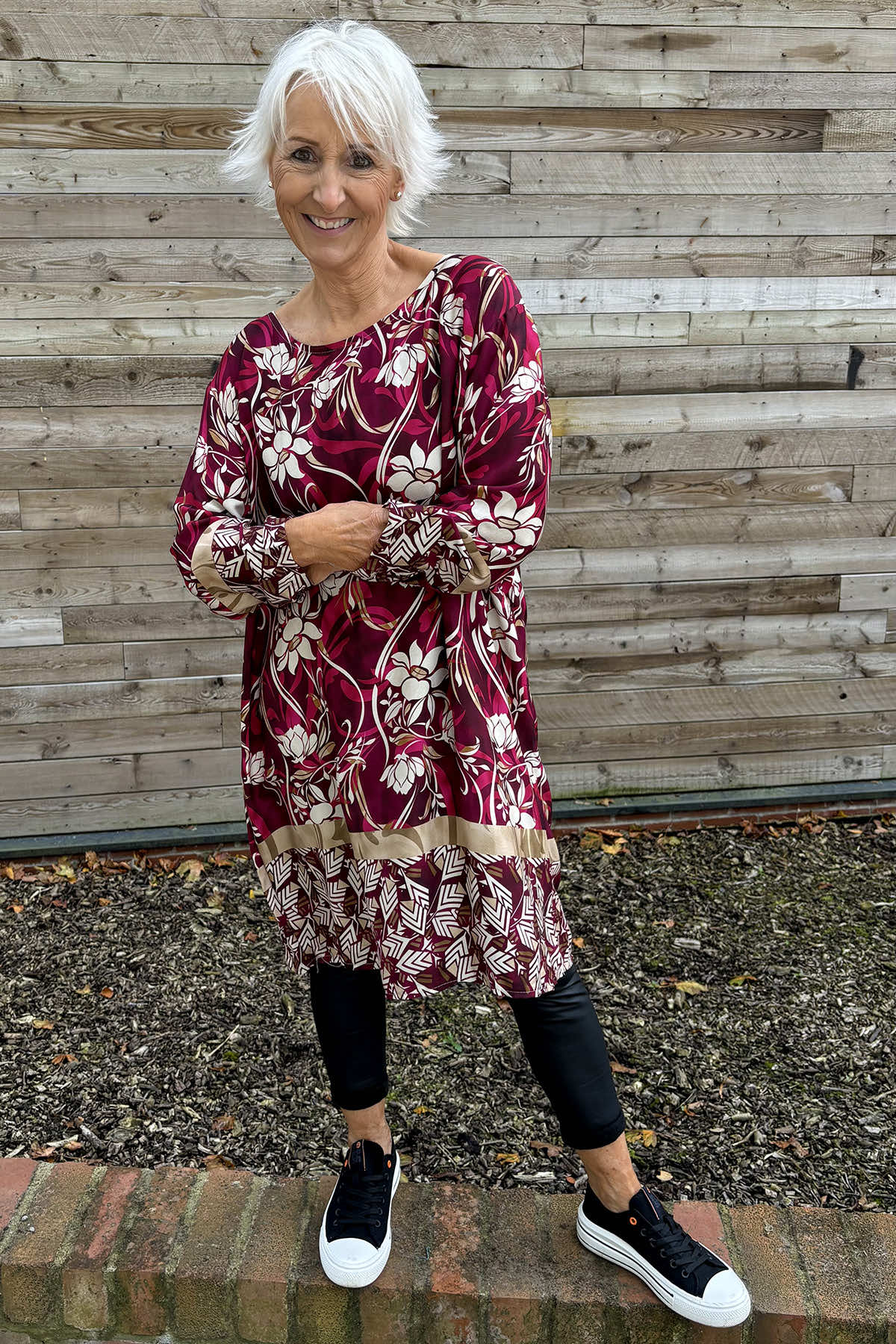 Maisy Floral Tunic Berry