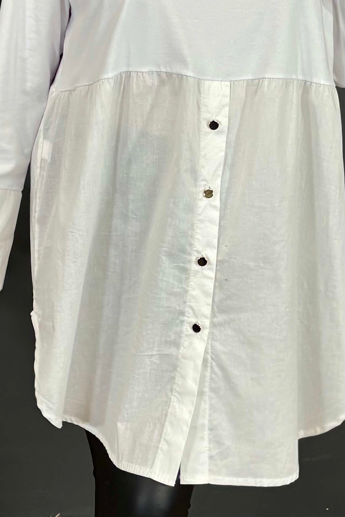 Arwen Cotton Shirt White