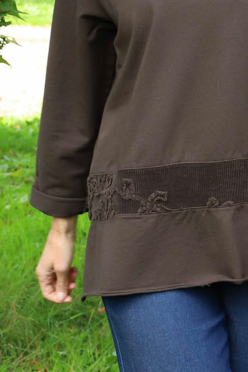 Liana Cord Band Cotton Top Cocoa - Image 3