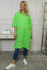 Gabrielle Embroidered Linen Dress Green