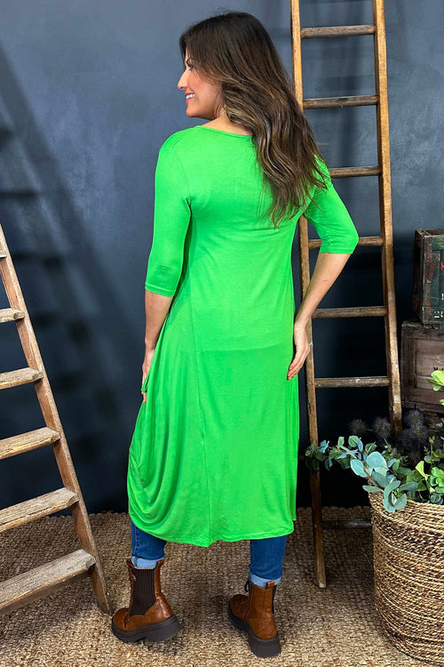 Boswin Seam Dress Green - Image 4