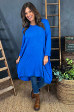 Beryl Pocket Tunic Cobalt Cobalt - Beryl Pocket Tunic Cobalt