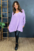 Vienna Pocket Knitted Jumper Purple