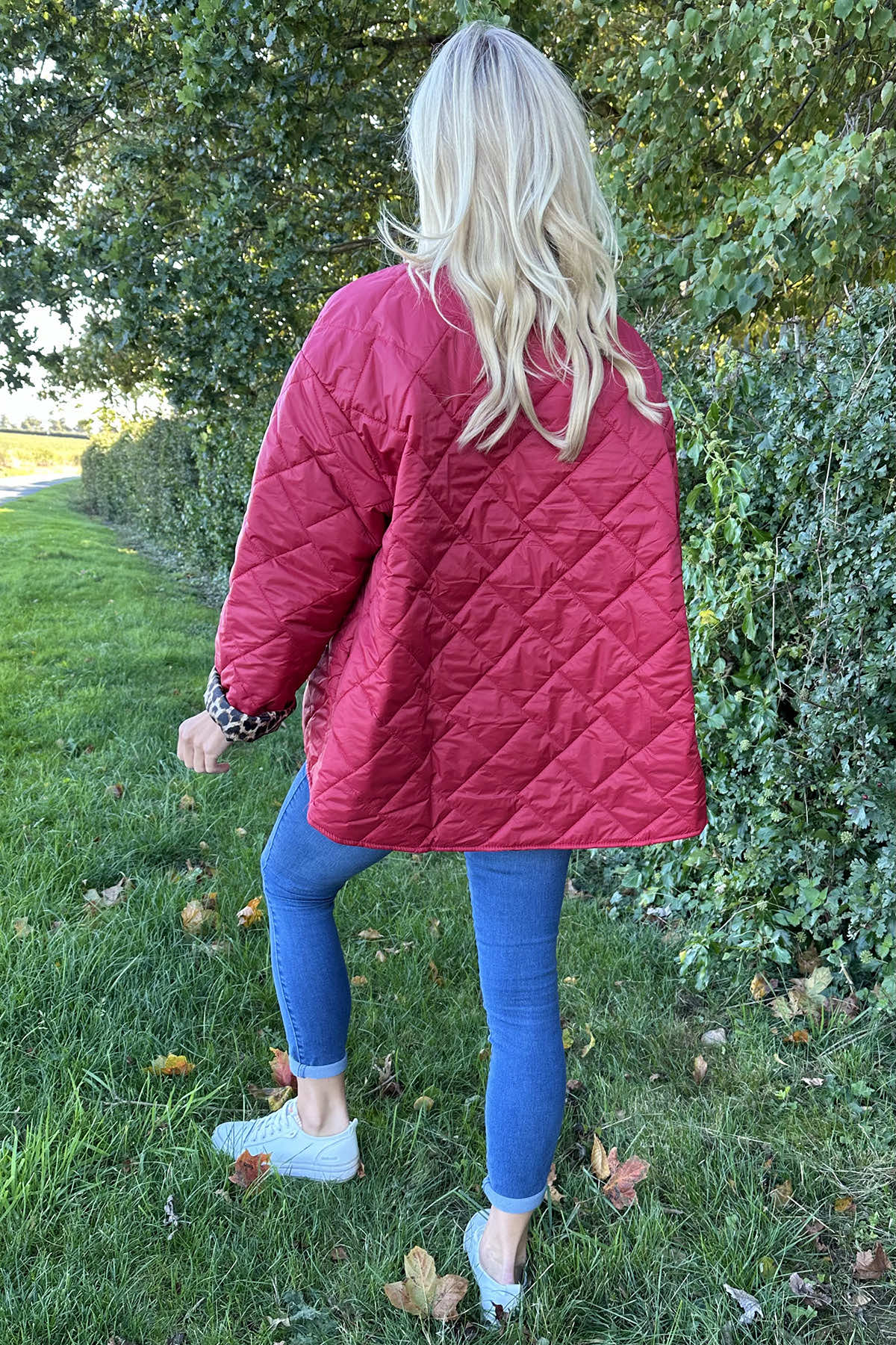 Riley Padded Coat Wine