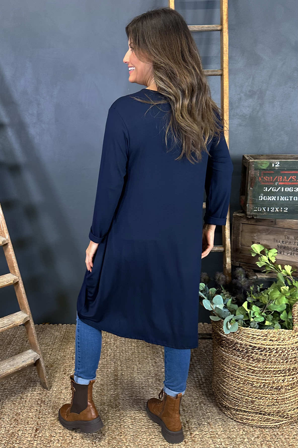 Beryl Pocket Tunic Navy