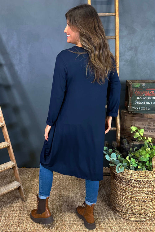 Beryl Pocket Tunic Navy - Image 4