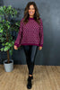 Sabrina Knitted Jumper Berry