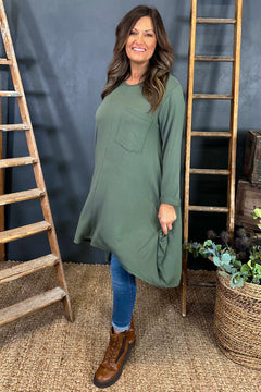 Beryl Pocket Tunic Khaki