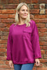 Tania Pocket Top Berry