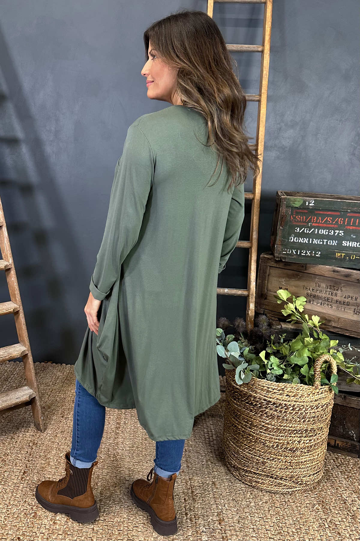 Beryl Pocket Tunic Khaki