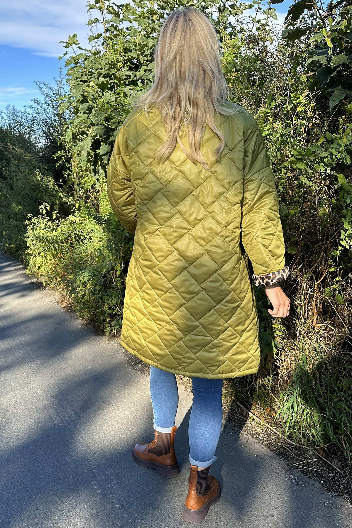 Tiana Padded Coat Olive