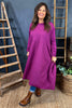 Nyala Cotton Dress Berry