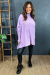 Azure Knitted Jumper Purple