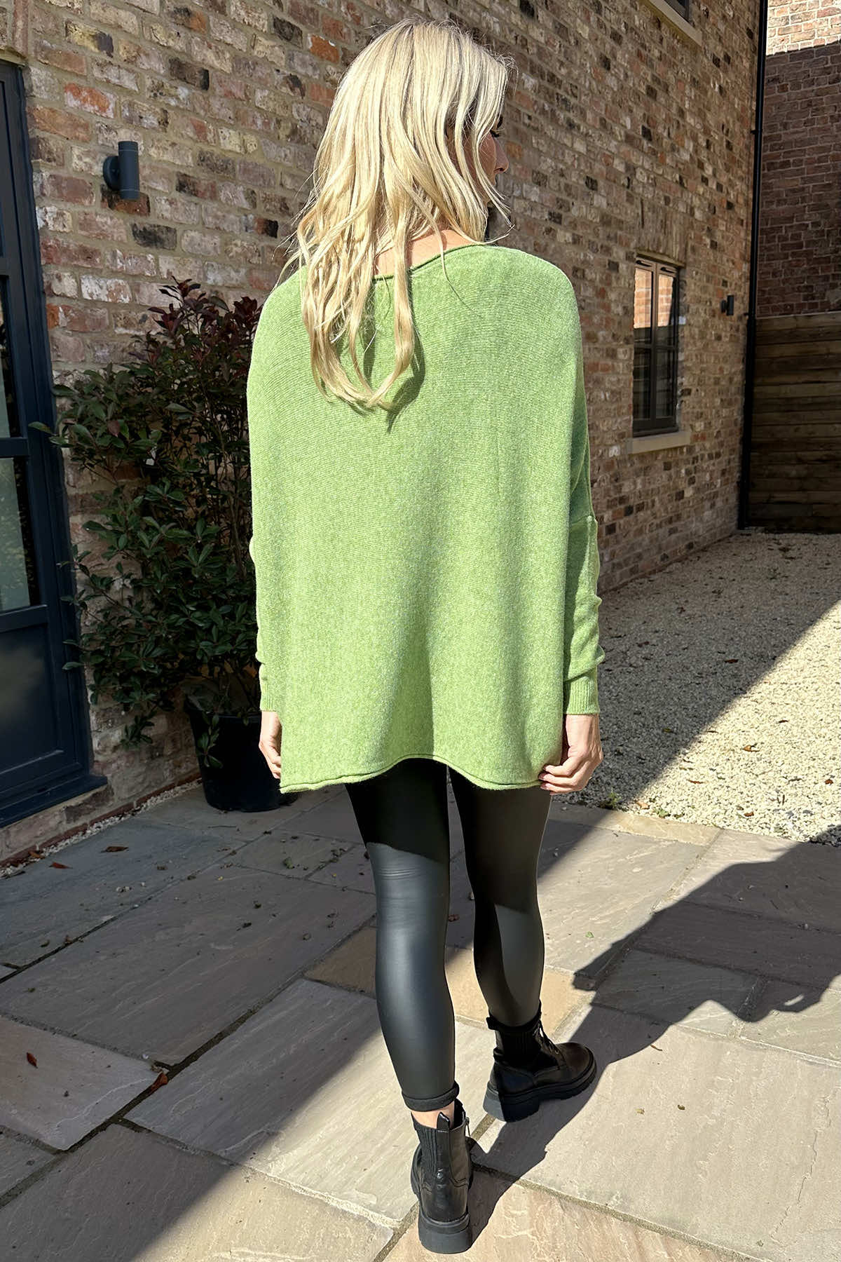 Ferne Pocket Knitted Jumper Pistachio