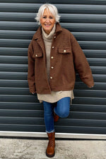 Elle Jacket Brown Brown - Elle Jacket Brown