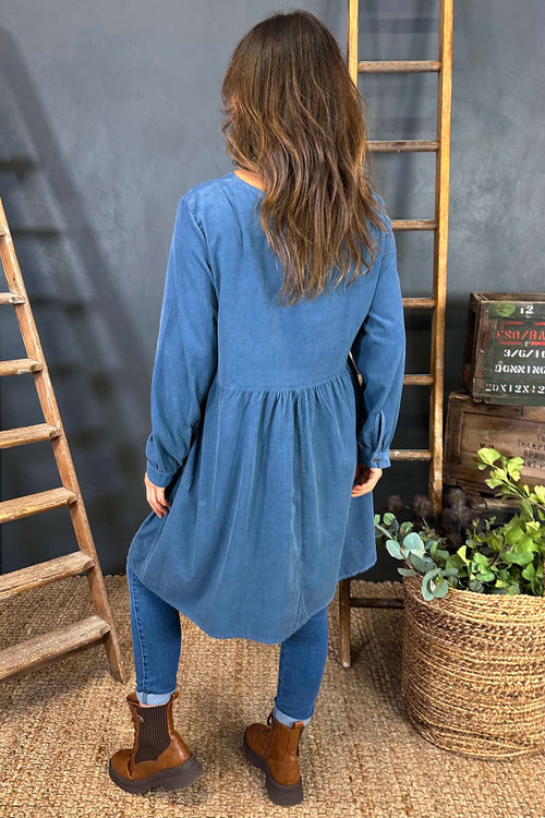 Andrea Needlecord Tunic Blue - Image 4