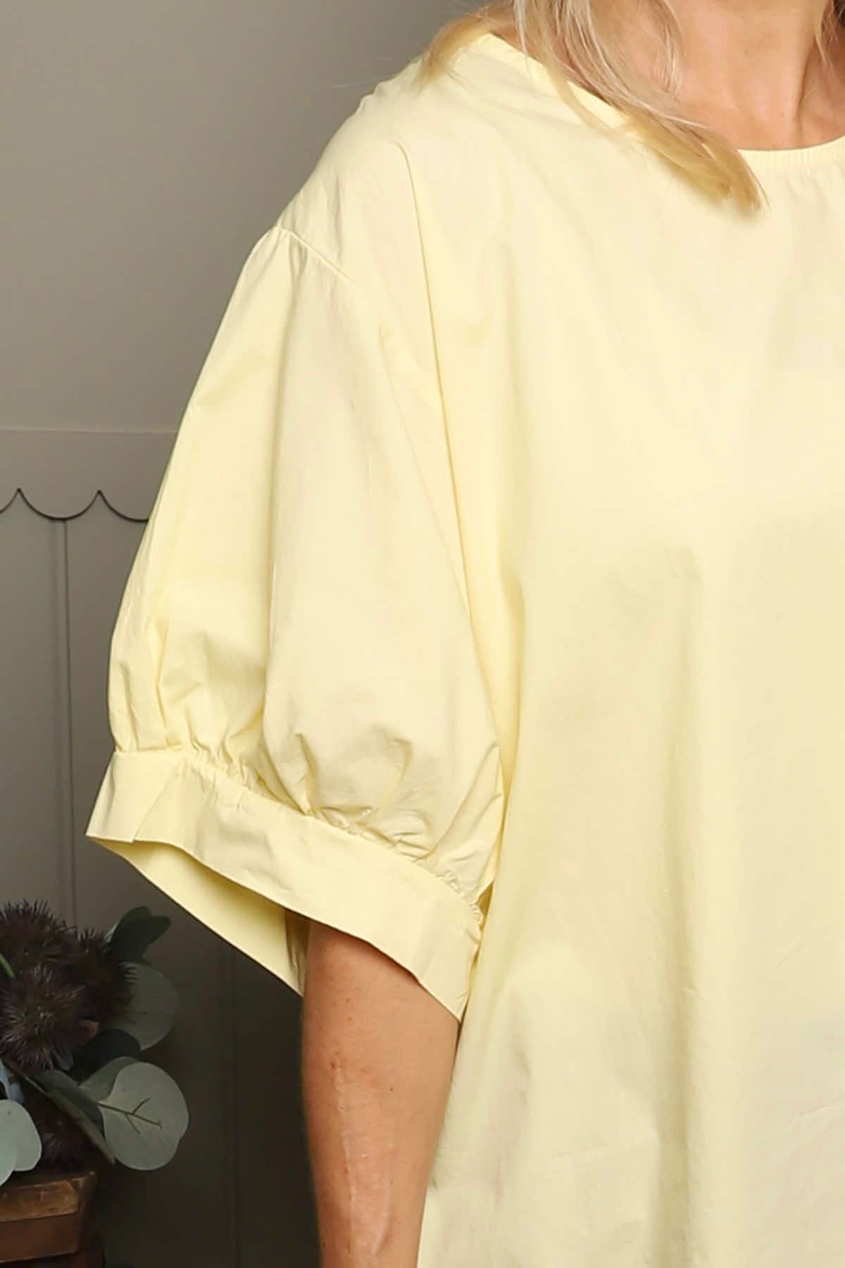 Lallie Cotton Top Yellow