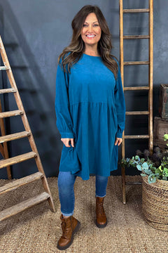 Andrea Needlecord Tunic Teal