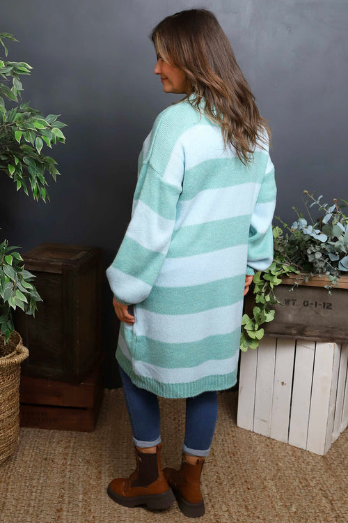 Osanna Stripe Knitted Jumper Light Blue - Image 4