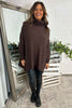 Philippa Polo Neck Knitted Jumper Cocoa