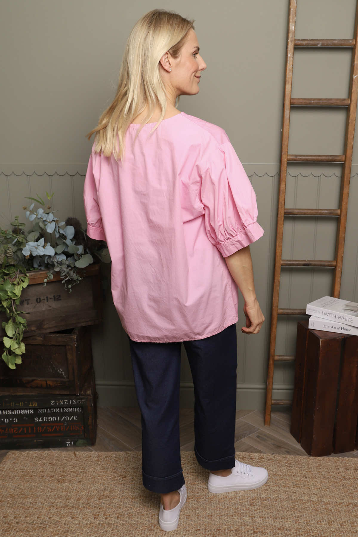 Lallie Cotton Top Pink