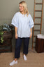 Lallie Cotton Top Light Blue