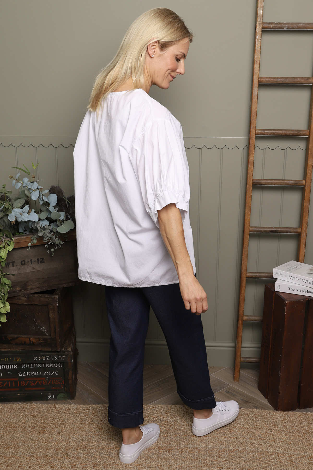 Lallie Cotton Top White