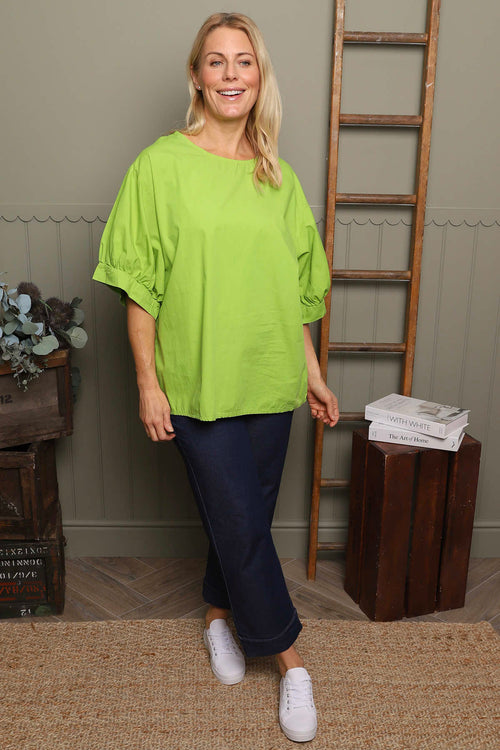 Lallie Cotton Top Green - Image 2