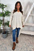 Bo Slouch V-Neck Jumper Stone