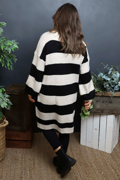 Osanna Stripe Knitted Jumper Stone - Image 4