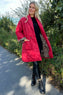 Tiana Padded Coat Wine