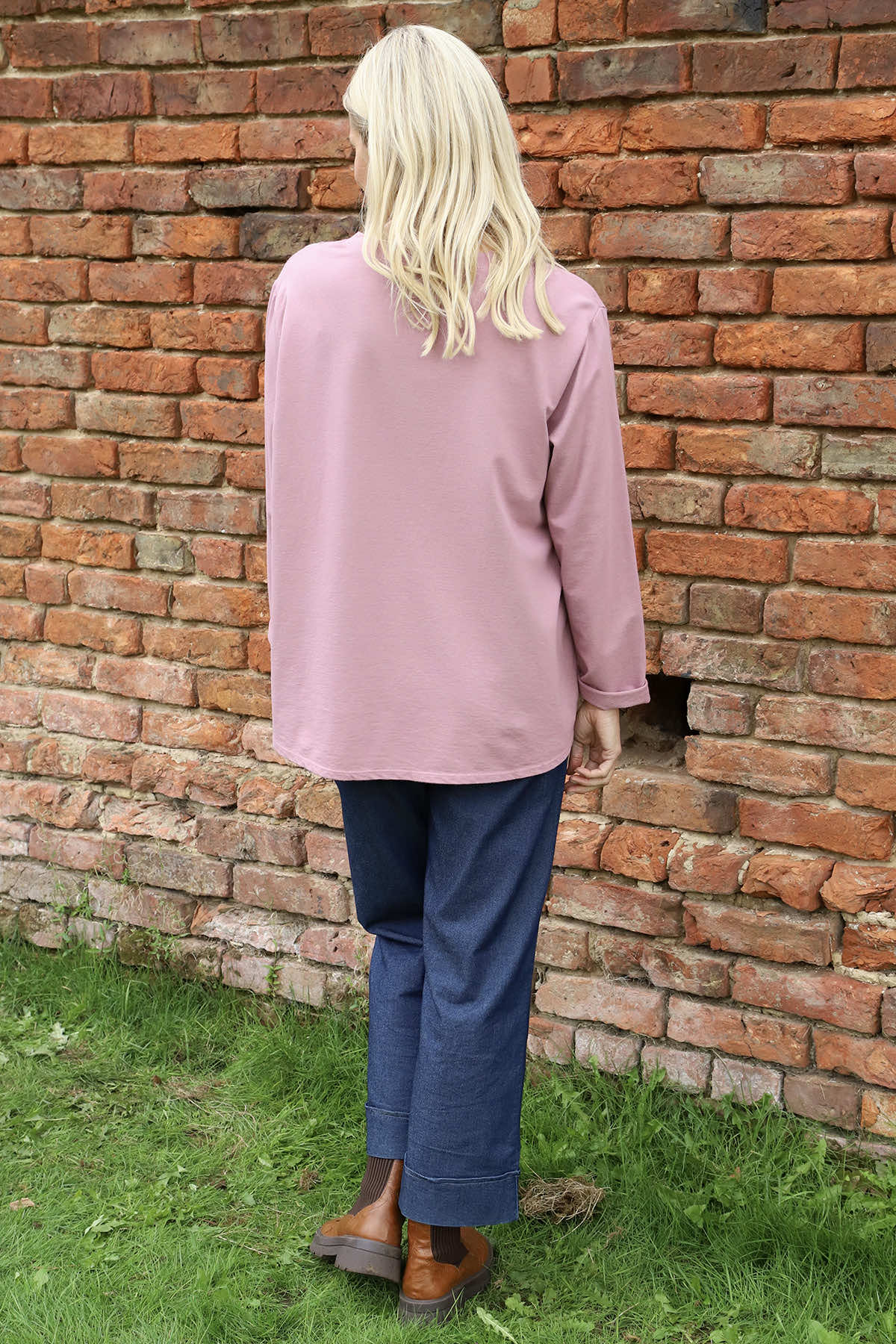 Barbara Pocket Cotton Top Pink