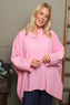 Adrielle Linen Shirt Pink