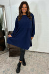 Andrea Needlecord Tunic Navy