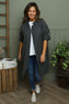 Gillian Linen Jacket Charcoal