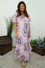 Philomena Circle Print Dress Pink Pink - Philomena Circle Print Dress Pink