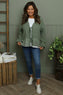Kalkan Crinkle Cotton Jacket Khaki