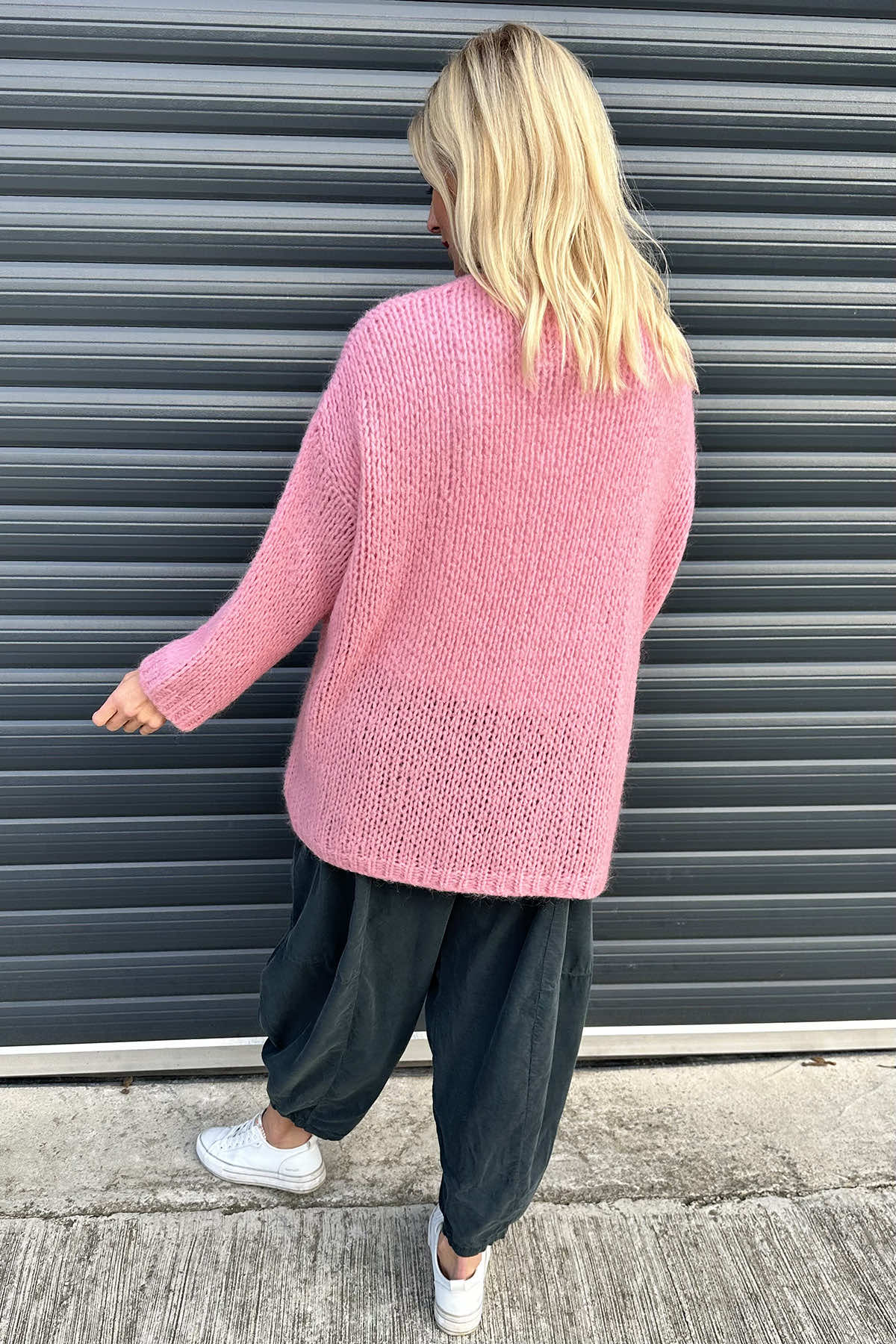 Annie Knitted Cardigan Pink