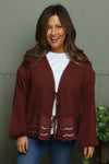 Kalkan Crinkle Cotton Jacket Wine